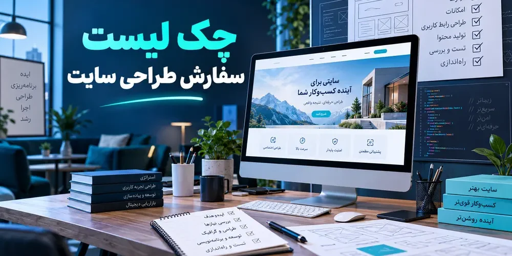 چک لیست سفارش طراحی سایت اختصاصی