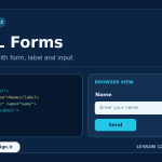 آموزش فرم در HTML با تگ form و label و input؛ درس 12 ارومیا دیزاین