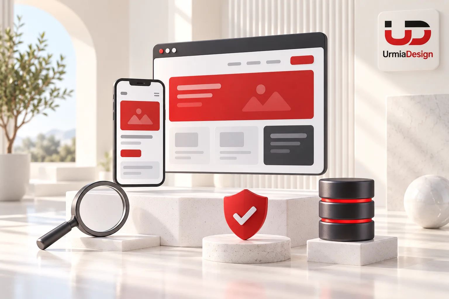 بررسی طراحی واکنشگرا و امنیت سایت لاراول پیش از تحویل پروژه