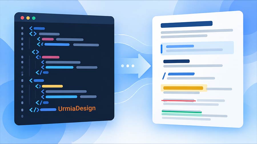 نمونه تگ های معنایی متن در html