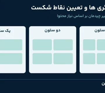 مدیا کوئری در CSS؛ تغییر چیدمان از یک ستون به دو و سه ستون